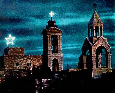 Churches of various faiths in Bethlehem, Israel