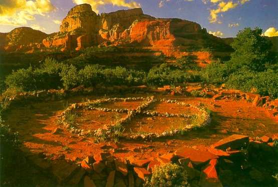 Medicine Wheel in Long Canyon, Sedona, Ariz (Courtney Milne)