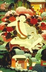 Milarepa in Characteristic Listening Pose