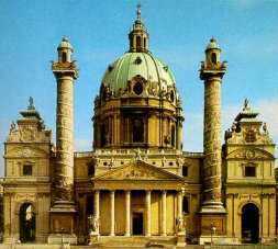 Karlskirsche Cathedral. Vienna